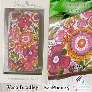 Vera Bradley NWT - Hybrid hardcase iPhone5 - called “ Clementine “